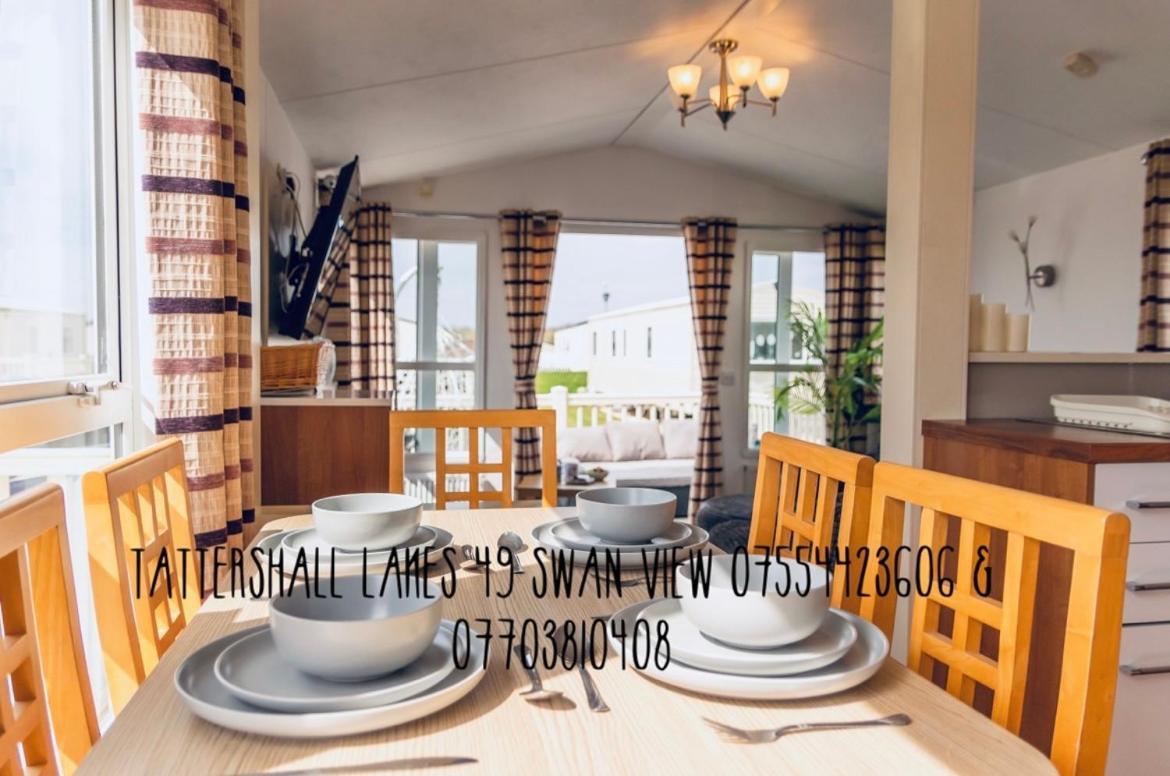 Swan View Retreats # Hottub # Egg Chair # Bbq & Bikes Included 8 Berth Tattershall Exterior photo